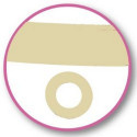 03278-Tuyau à lait silicone tra. 15x27 mm - au mètre