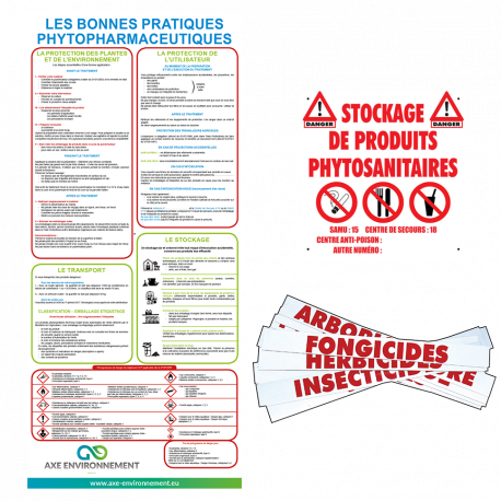 Kit signalétique complet pour local phyto