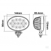 Phare de travail LED ovale 39W faisceau large