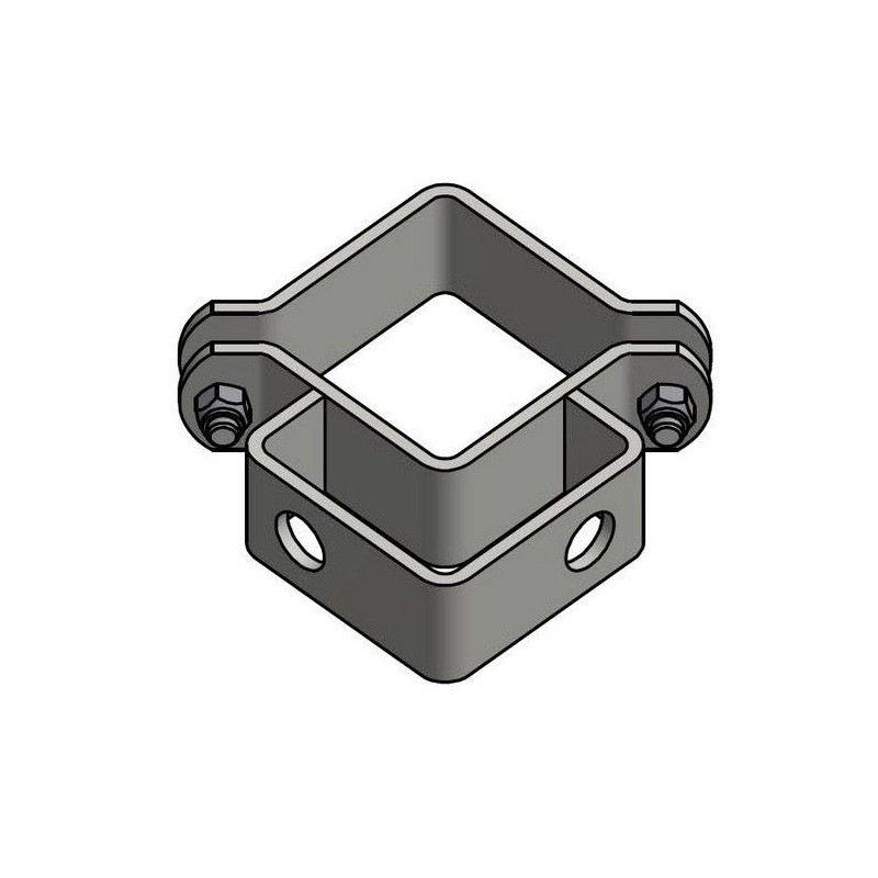 BRIDE POUR POTEAU CARRE 100 X 100 AVEC SUPPORT VERROU BRIDE POUR POTEAU CARRE 100 X 100 AVEC SUPPORT VERROU