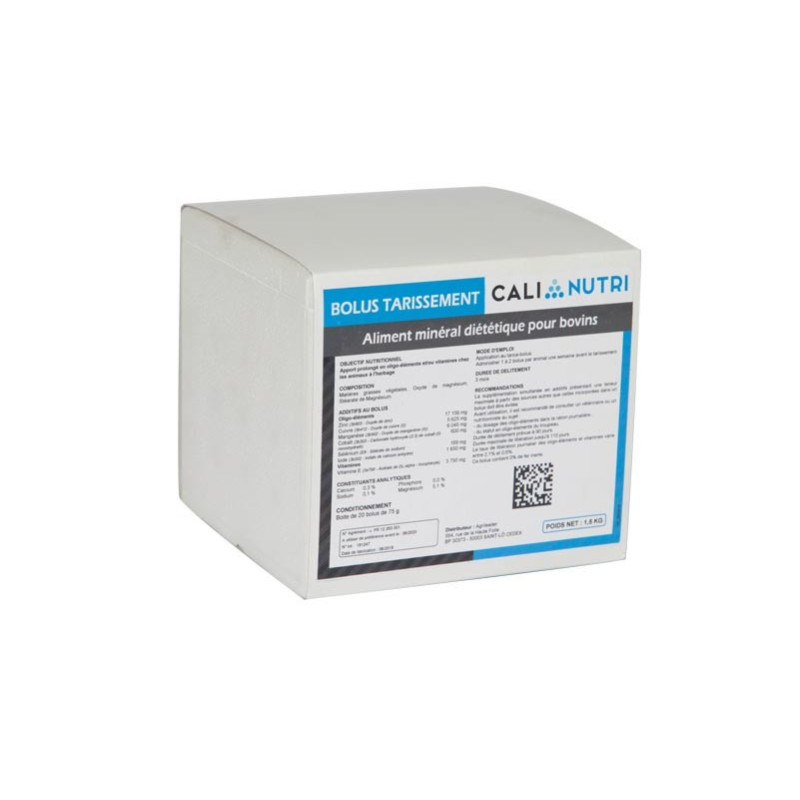 BOLUS TARISSEMENT BOLUS TARISSEMENT