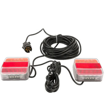 Kit LED feux arrière câble 12 m magnétique 