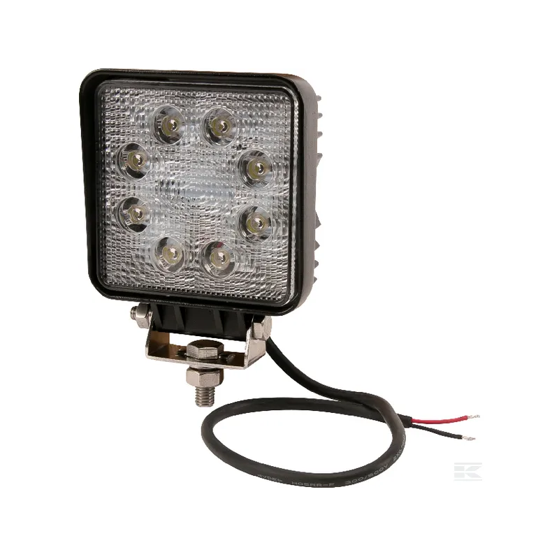 Phare de travail LED carré 24W longue portée Phare de travail LED carré 24W longue portée