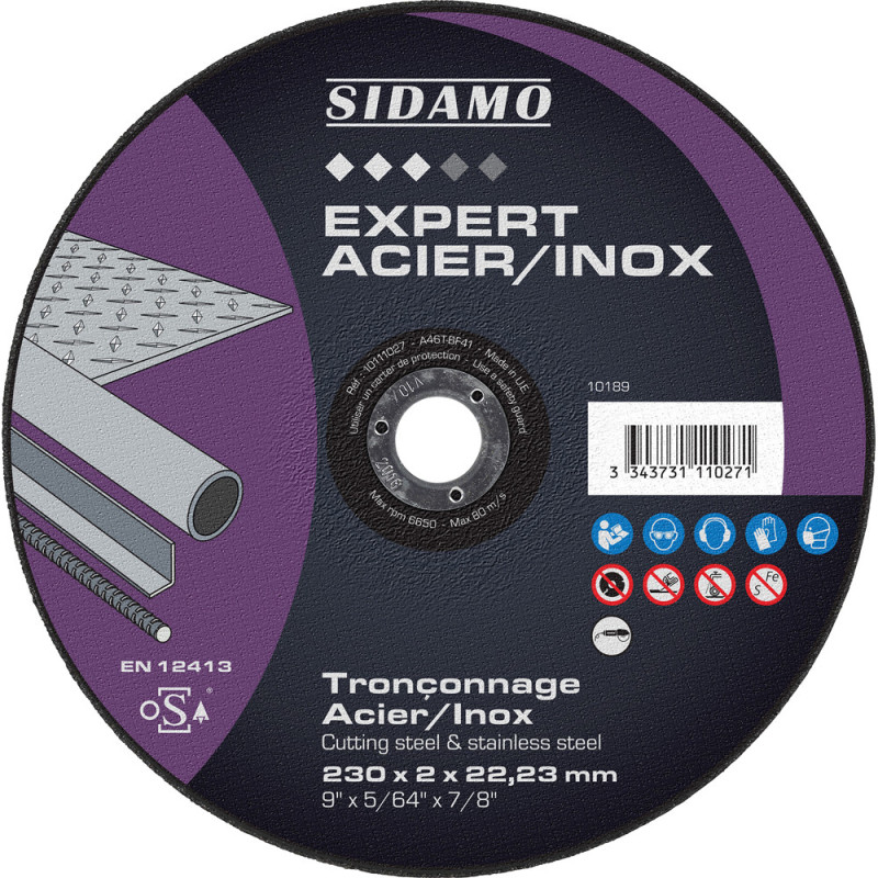 Disque à tronçonner Expert Acier/Inox Disque à tronçonner Expert Acier/Inox