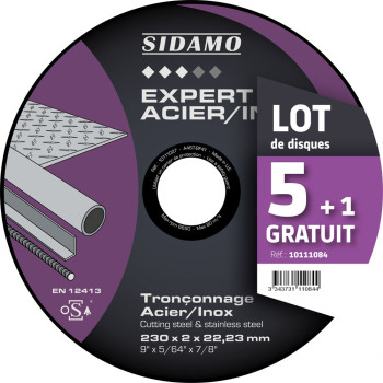 Disque à tronçonner Expert Acier/Inox