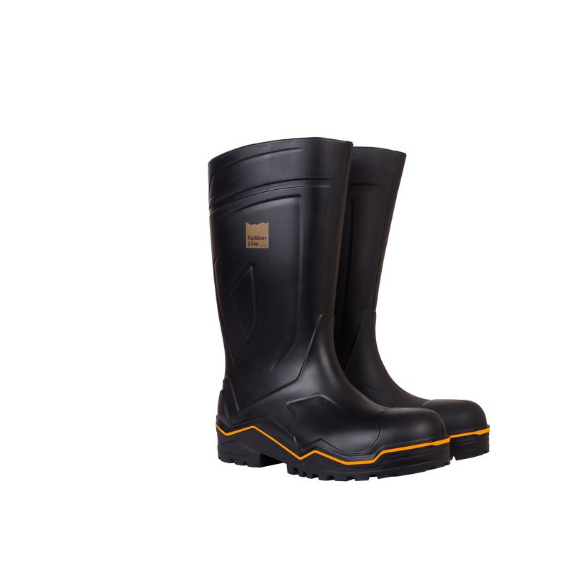 Bottes Solidur de sécurité S5 RUBBER LINE noir