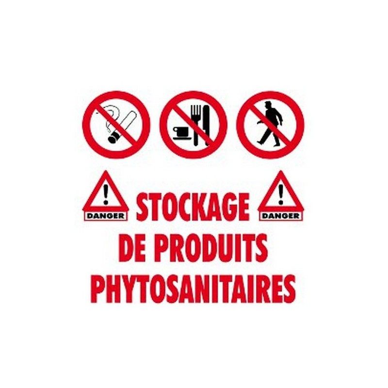 SIGNALETIQUE PVC POUR LOCAL PHYTOS  Agrileader  Matériels et produits