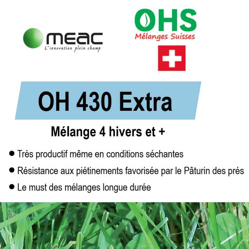 Mélange fourrager Suisse MEAC OH 430 EXTRA Mélange fourrager Suisse MEAC OH 430 EXTRA