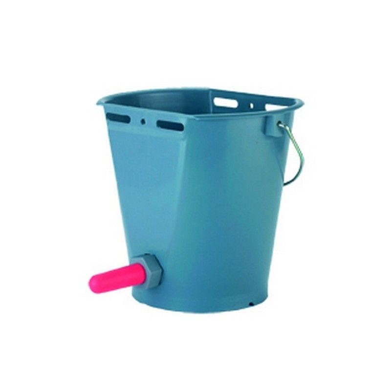 Bio seau 7L avec anse plastique VERT