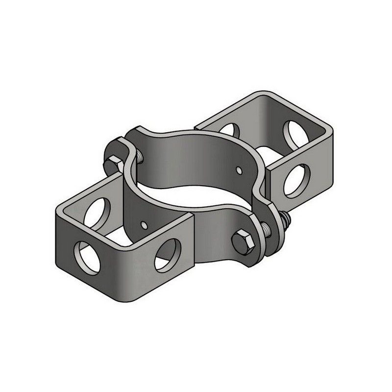 BRIDE POUR POTEAU ROND D.102 MM AVEC SUPPORT VERROU BRIDE POUR POTEAU ROND D.102 MM AVEC SUPPORT VERROU