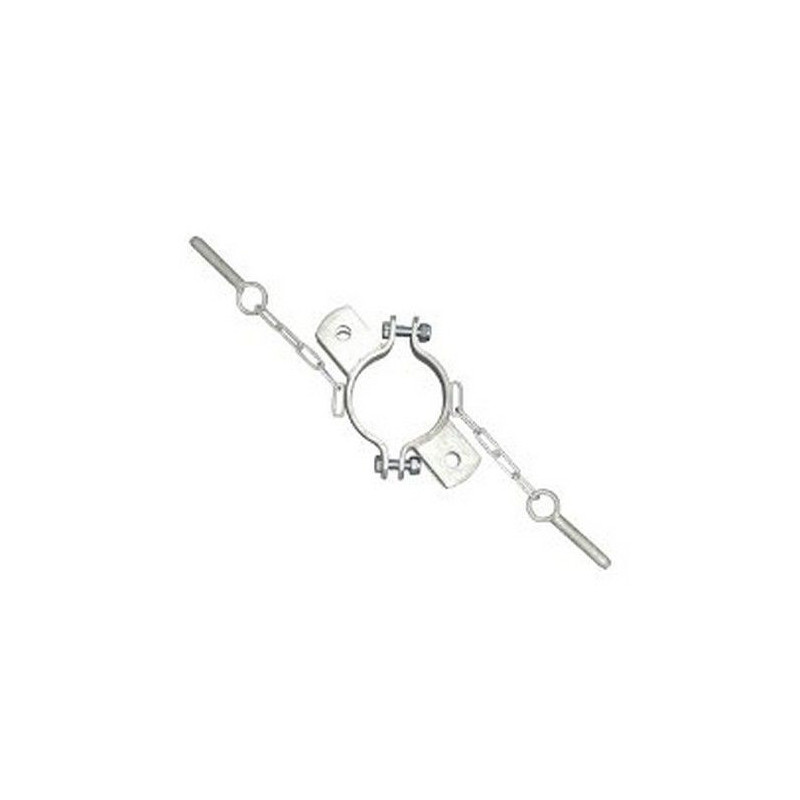 BRIDE POUR POTEAU ROND NU D.102 MM BRIDE POUR POTEAU ROND NU D.102 MM